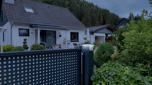 LED-Zaunbeleuchtung Blinklicht