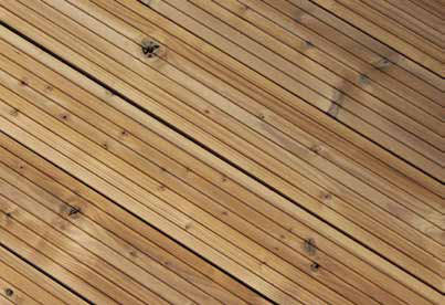 Thermo-Fichte Terrassendiele - eins. 6er V-Nutenprofil 27 x 140 mm