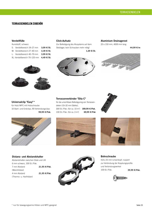 Aluminium Drainagerost - 20 x 150 mm 4000 mm