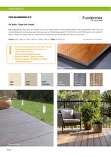 Podio Balkonbodenplatte - 0144 Costa 4100 x 1854 mm, 0144 Costa 2050 x 1854 mm